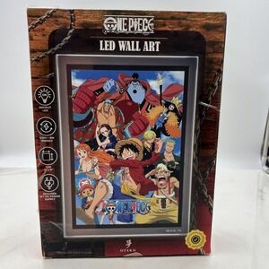 One Piece Anime LED Wall Art Brand New Otaku Lamps 8 x 11 New